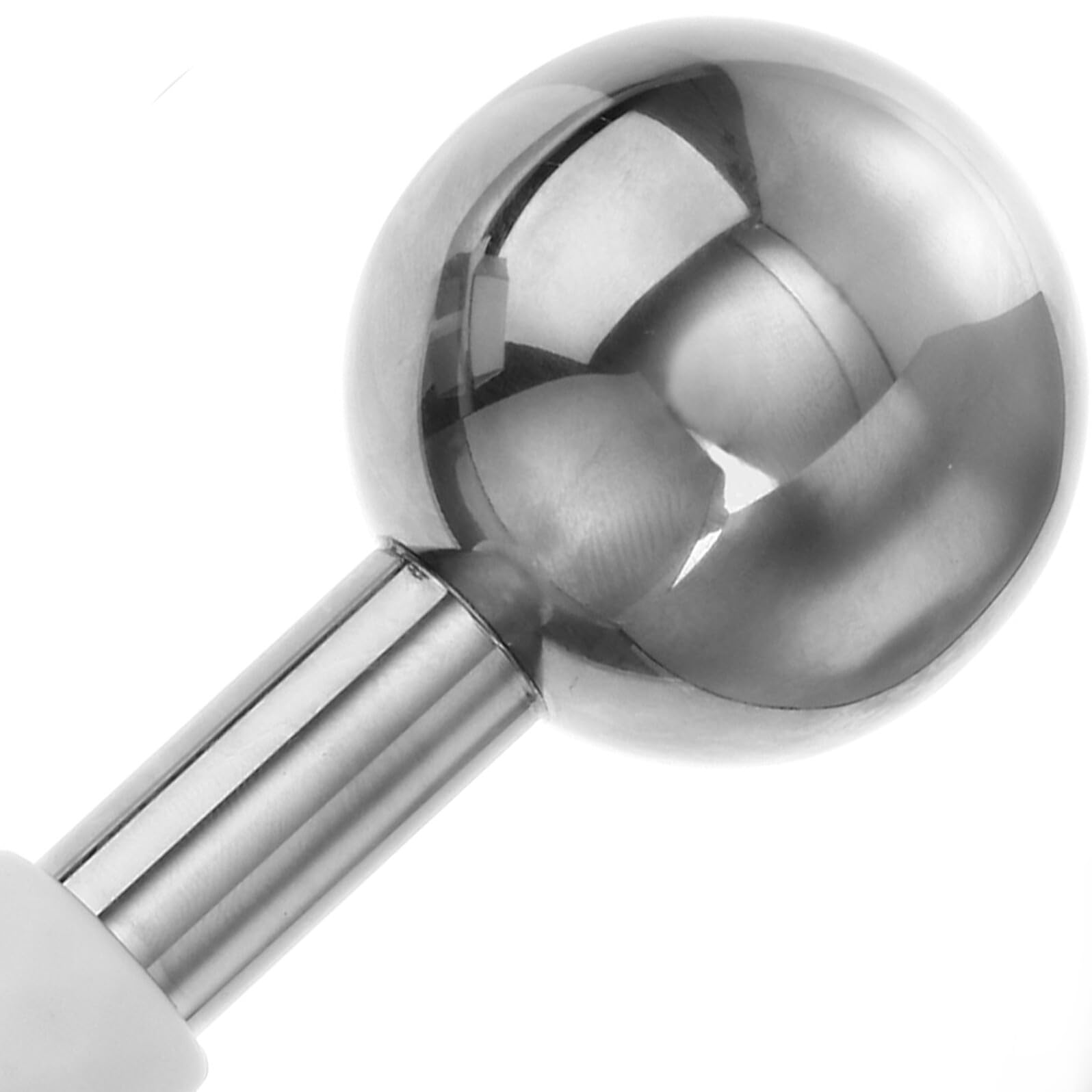 2 Globos de Hielo Faciales de Acero Inoxidable, Masaje Diario | Plata, para Ojos y Cuello, Alivio de Hinchazón, Efecto Refrescante, Formato Ligero Color Aleatorio