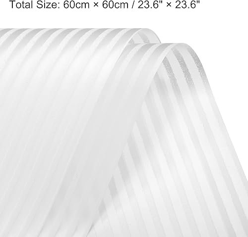 Miniatura 2 de MECCANIXITY 20 piezas de papel de regalo de flores mate a rayas de 23.6 x 23.6 pulgadas, impermeable para manualidades, caja de regaloembalaje de