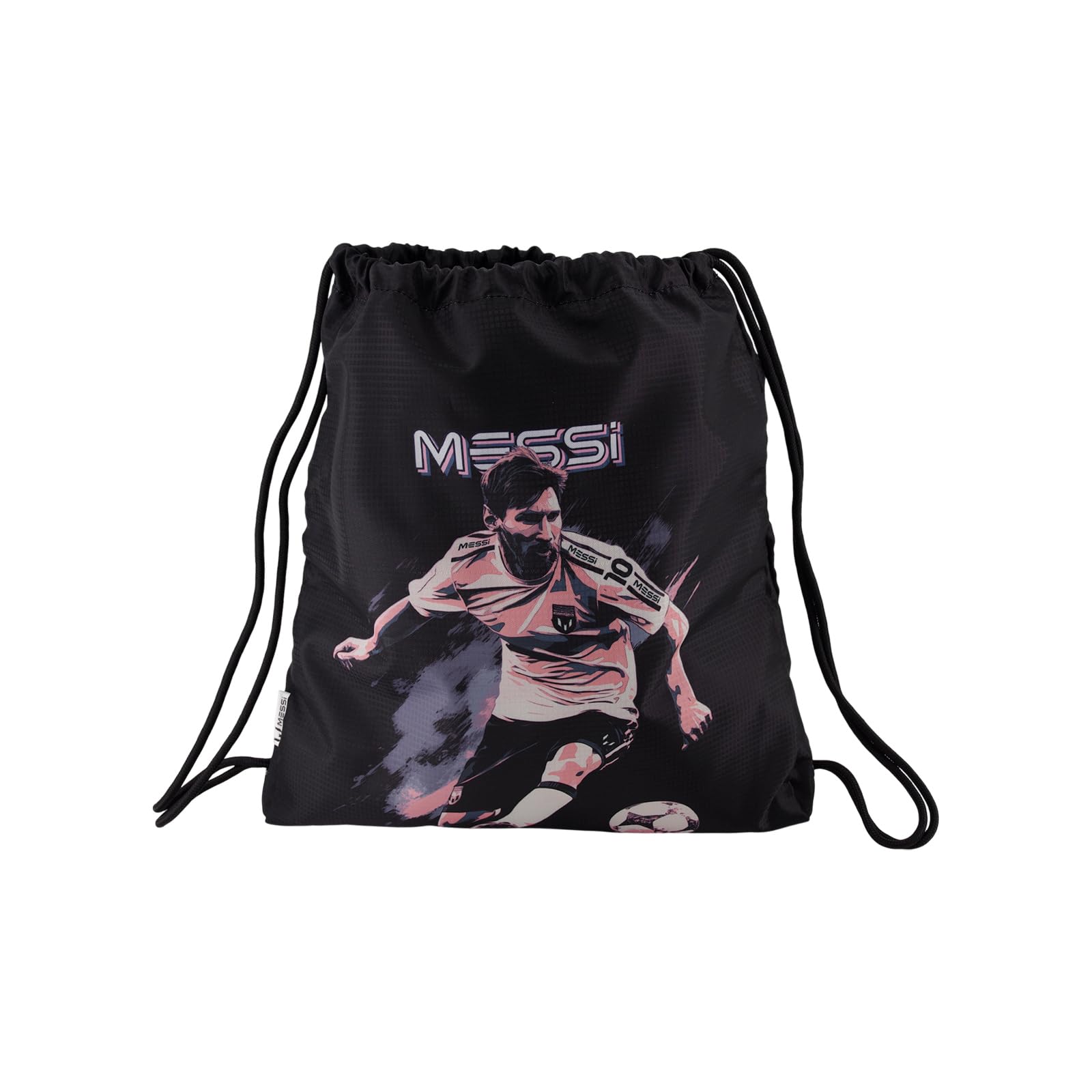 Messi Lifestyle Drawstring Bag, Side Pocket & Comfortable Straps