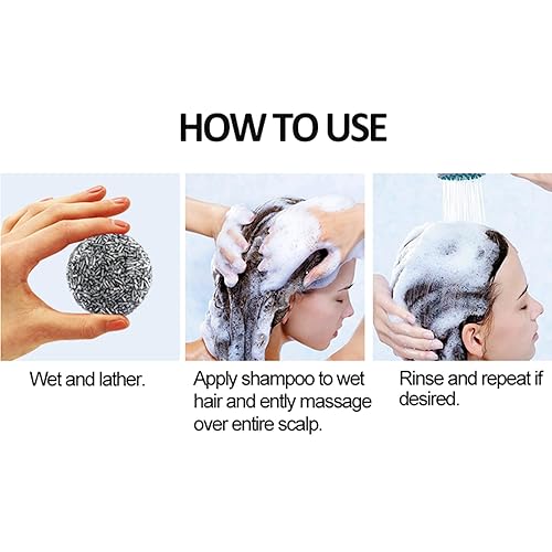 Miniatura 4 de OFIGAS 2 barras inversas de cabello gris, barra inversa gris, barra de champú para oscurecer el cabello, champú de barra de cabello gris inverso,