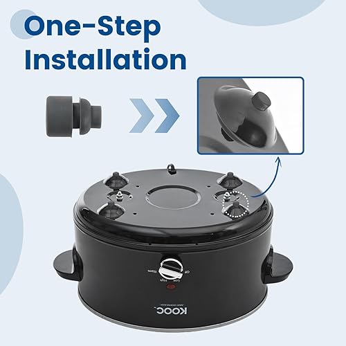 Miniatura 8 de KOOC Patas de goma para olla de cocción lenta KOOC 5QT 7QT y 8.5 QT