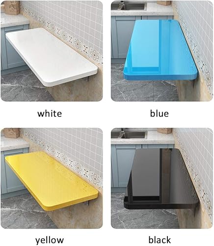 Miniatura 5 de Mesa plegable multifuncional montada en la pared de la oficina de la cocina, escritorio flotante del ordenador portátil, mesa de comedor, escritorio