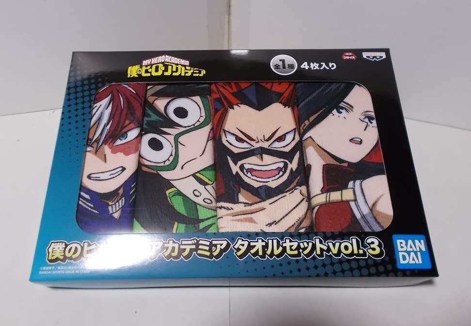 僕のヒーローアカデミア　ＶＳタオル　3枚セット Amazon.co.jp: 僕のヒーローアカデミア タオルセット vol.3