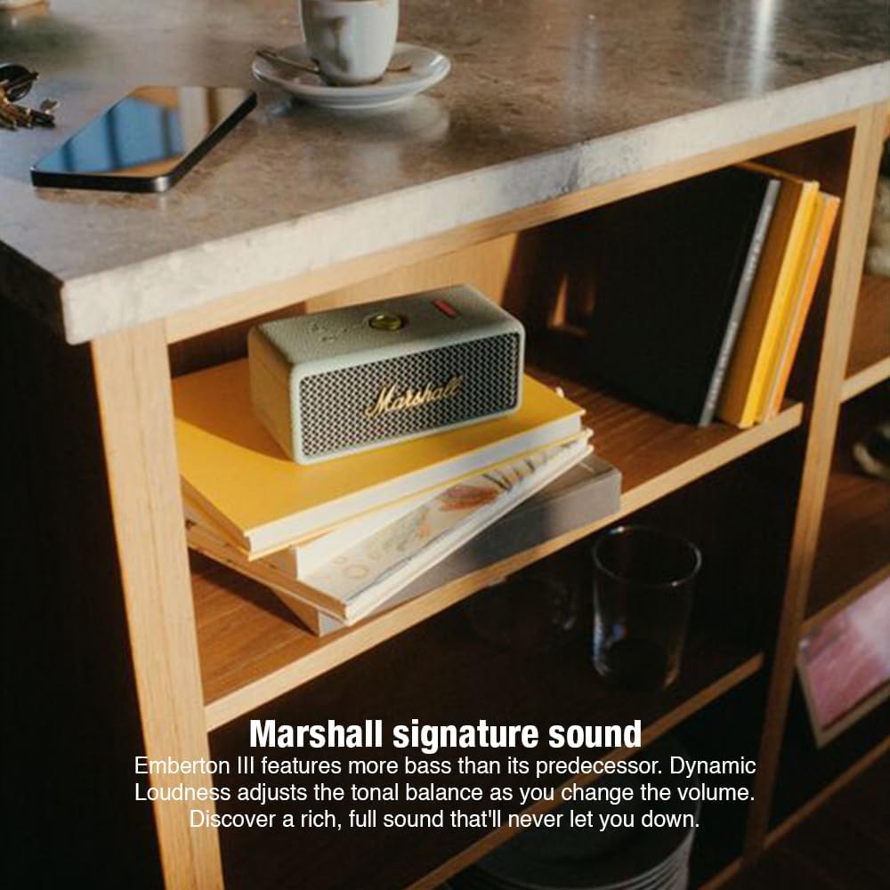 Marshall Emberton III Portable Bluetooth Speaker - Sage