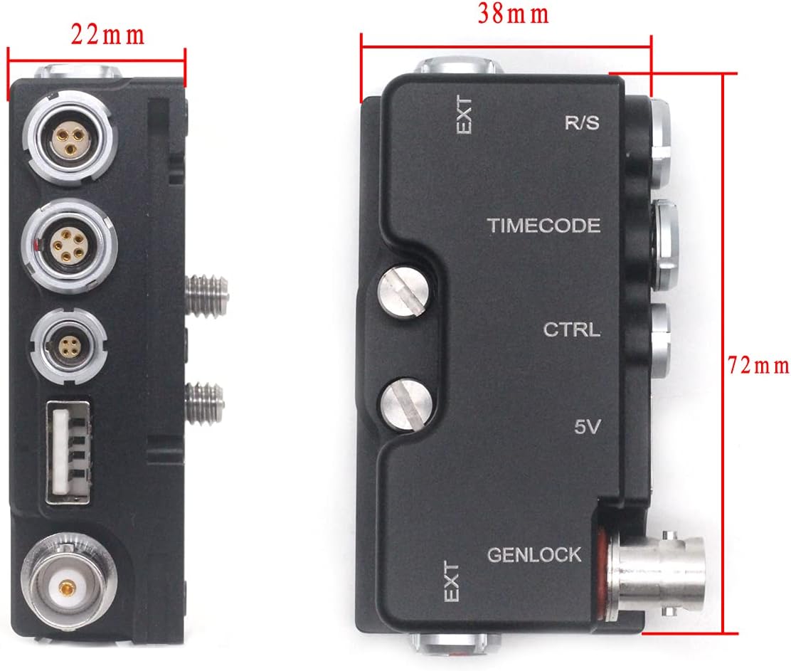 B-Box Splitter RED Komodo EXT 9pin Splitter with RS 3pin/Time Code 0B 5pin/ CTRL 00B 4pin/ 5V USB/Genlock BNC (B-Box Splitter)