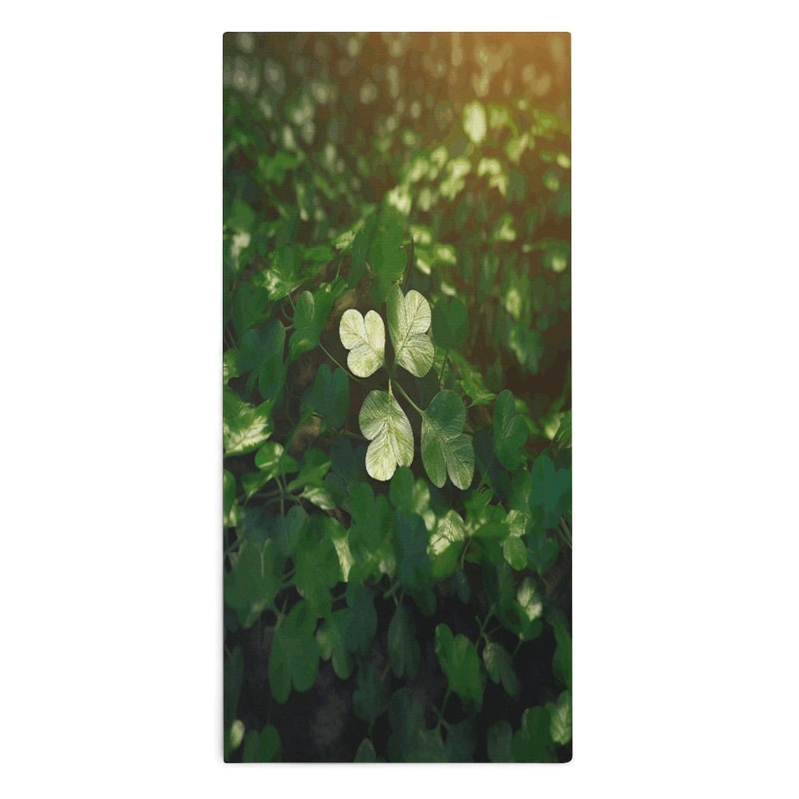 Btcowzrv Style Green Plants Bath Towel Beach Towels Shower Towel