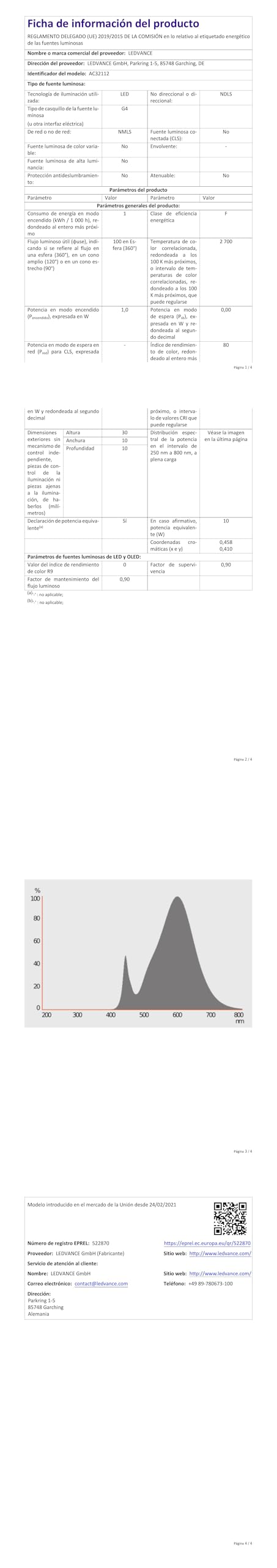OSRAM LED BASE PIN MICRO, paquete de 50 bombillas de baja tensión, | , LED Lamps, 10.00 Millimetres dia, , Paquete de 50