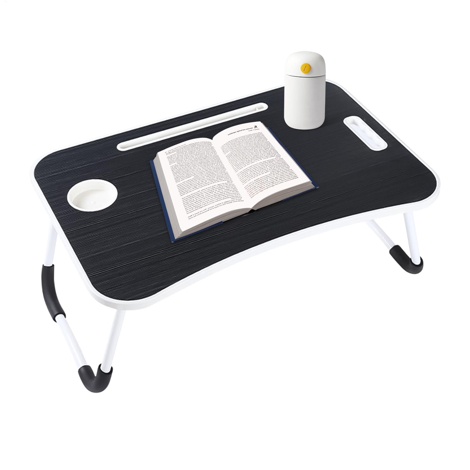 Tavolo Da Per Laptop - Vestro Per Bed Blay Pieghevole, Supporto Per | La Lettura Del Taccuino | Porta Di Lettura Stand Del Notebook Con Portabicchieri, Tavolo Portatile Per Risparmiare Spazio, Ta
