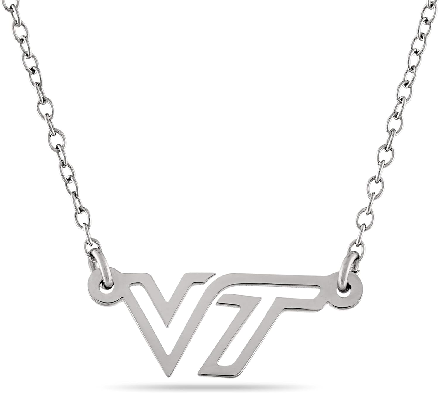 Stone Armory Virginia Tech Jewelry - Cutout VT Necklace - Hypoallergenic and Adjustable 16-20in - Virginia Tech Gifts for Women