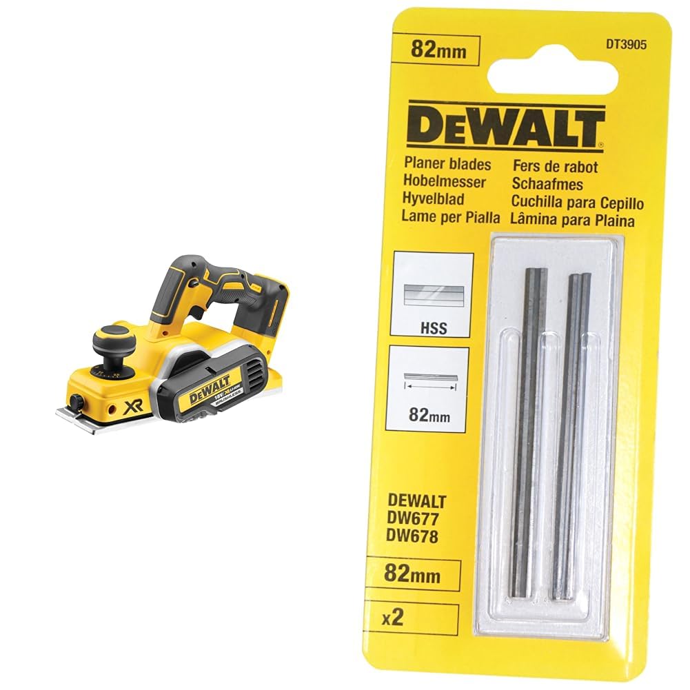 DeWalt DCP580N, rabot sans fil brushless, 18v, lame 82mm