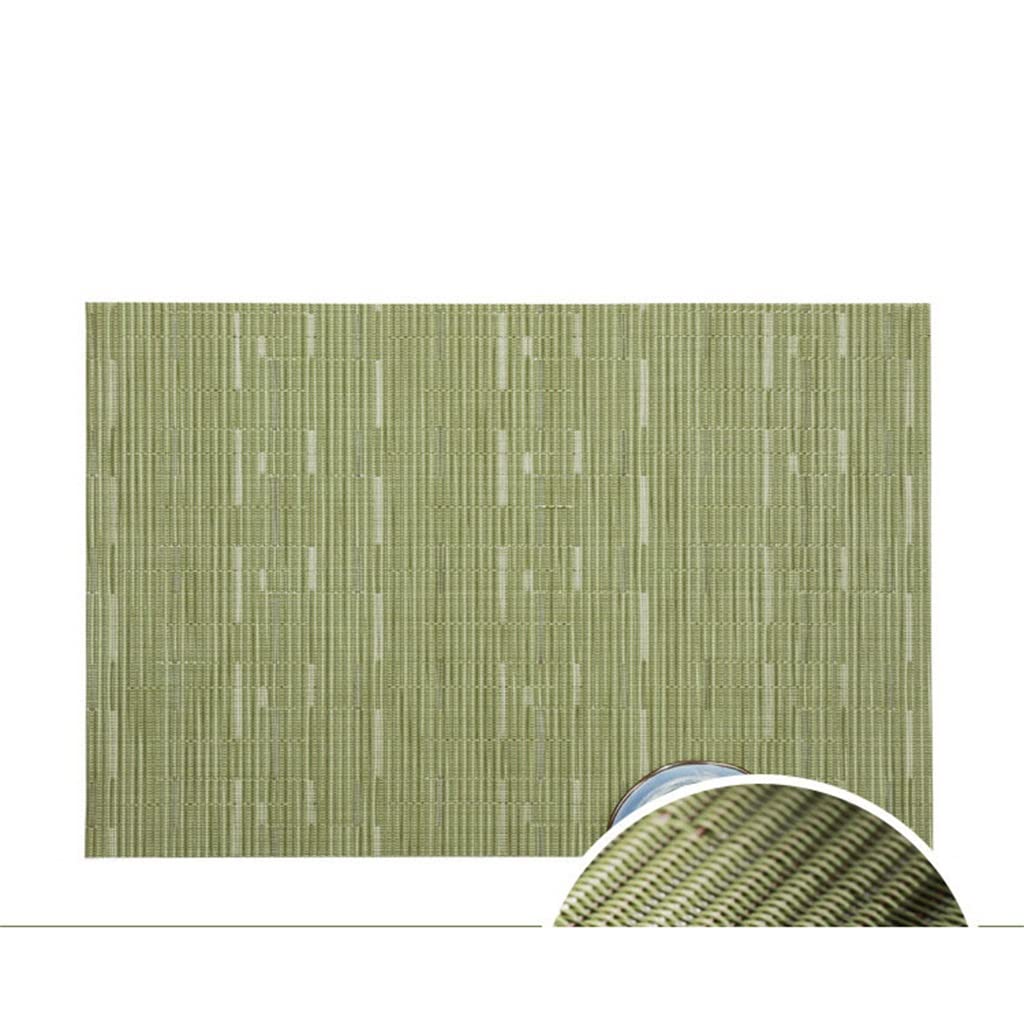IANSHFKN European Placemats PVC Hotel Home Western Food Mat Linen Japanese Insulation Coaster Table