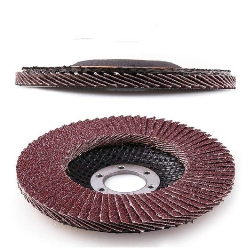 Tarcza Polerska, 10 Sztuk 100Mm Tarcze Listkowe Ściernice Ostrza Do Szlifierki Kątowej Tarcza Szlifierska Ściernica Narzędzia Ścierne/10Pcs 80Grit