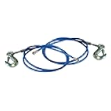 Roadmaster 655-68 Pair of EZ Hook Safety Cables Compatible with Tow Bars & Towed Vehicles | 68