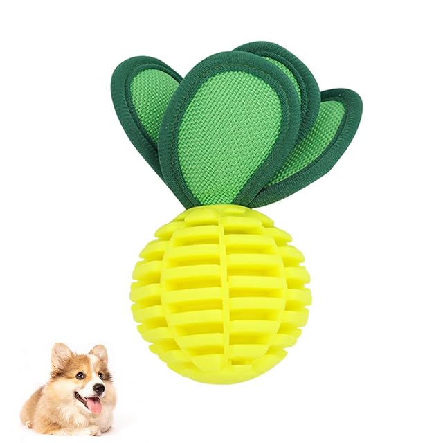 VELAJA Juguetes para Perros Pequeños, Pelota Perro Dispensadora De Golosinas con Chirriador