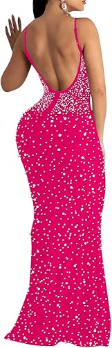 Miniatura 2 de MAYFASEY Vestido sexy y elegante con diamantes de imitación para mujer, con proceso de perforación en caliente, vestido ajustado para fiesta, club,