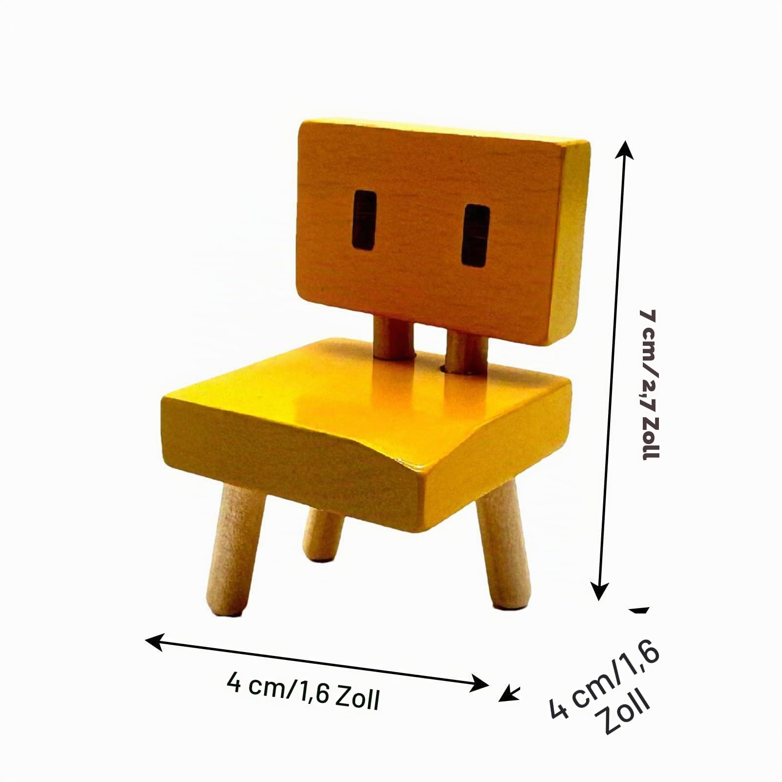Suzume No Tojimari Stuhl, Anime Film Holzstuhl Cosplay Anhänger, Mini Niedlicher Holzstuhl Cosplay, Suzume No Tojimari Merch Anime Film Stuhl Figur Spielzeug Für Fans Sammlung Geschenk