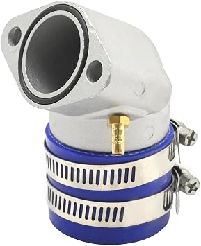 EATAKWARD Intake Manifold Boot, Aluminum Replacement Parts, Replacement for GY6 150cc Scooter Moped ATV Go-Kart