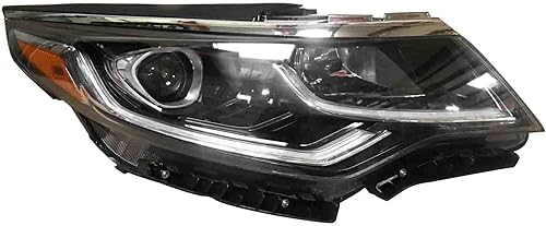 Conjunto de faros delanteros halógenos con LED DRL que reemplaza 92102D5500 KI2503232 compatible con Optima 2019 2020 | Pasajero derecho 1 unidad