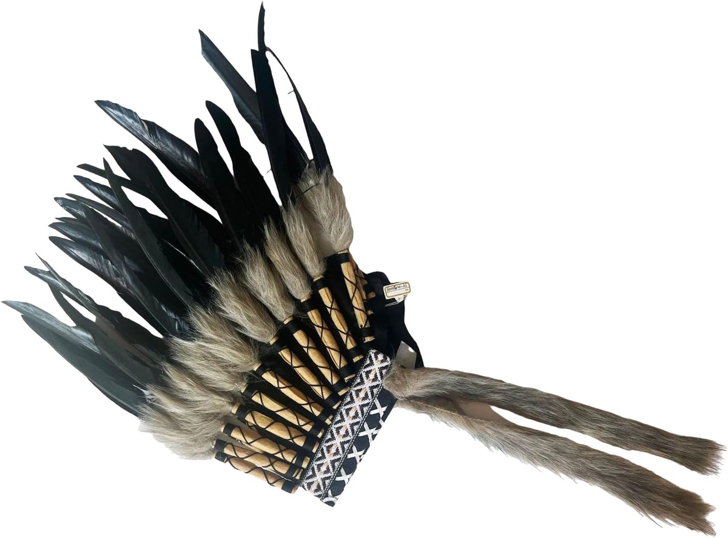 Elastic Indian Headdress Feather Headpiece for Adults Party Hairband Party Decorative Headpiece for Cosplay Hairband