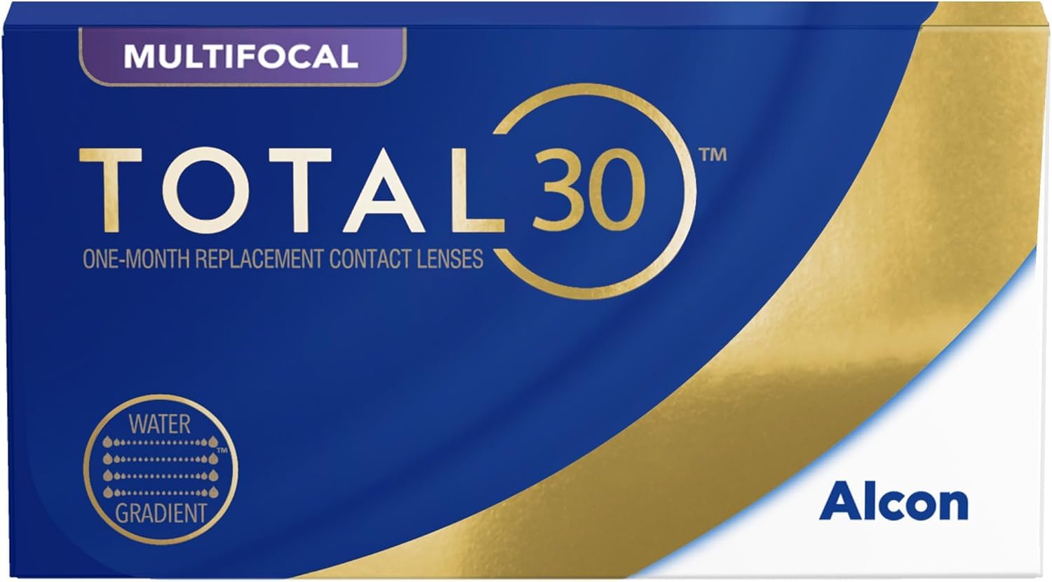 TOTAL30 Multifocal lentes de contacto mensuales | 3 lentes | R 8.4 mm | D 14.2 mm | adición baja | -03.75 dioptrías