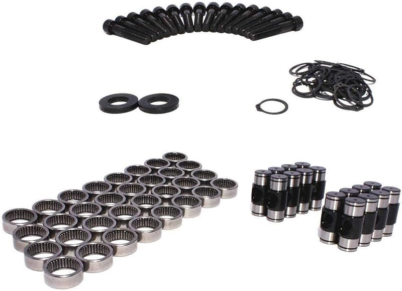 Kit de reparo e conversão do trunnion dos balancins GSKMOTOR para motores Chevrolet Pontiac LS – 16 unidades