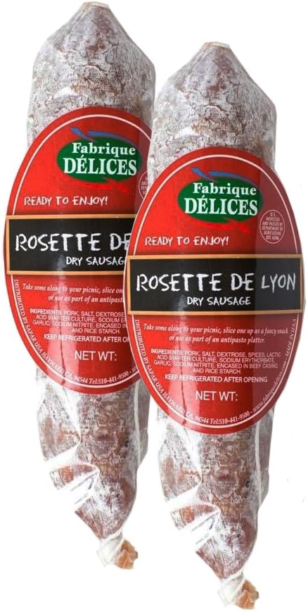 Small Rosette de Lyon - French Dry Salami - 12oz (Pack of 2)_AB