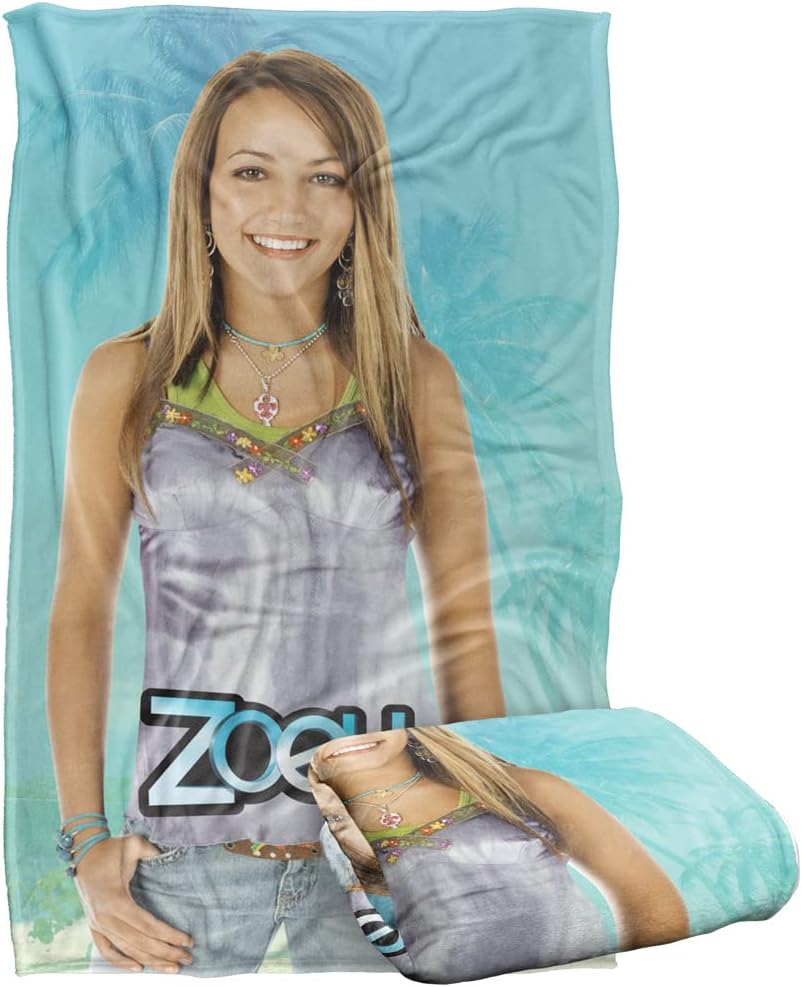 Nickelodeon Brand Blanket, 36"x58" Zoe 101 Bkt Silky Touch Super Soft Throw Blanket