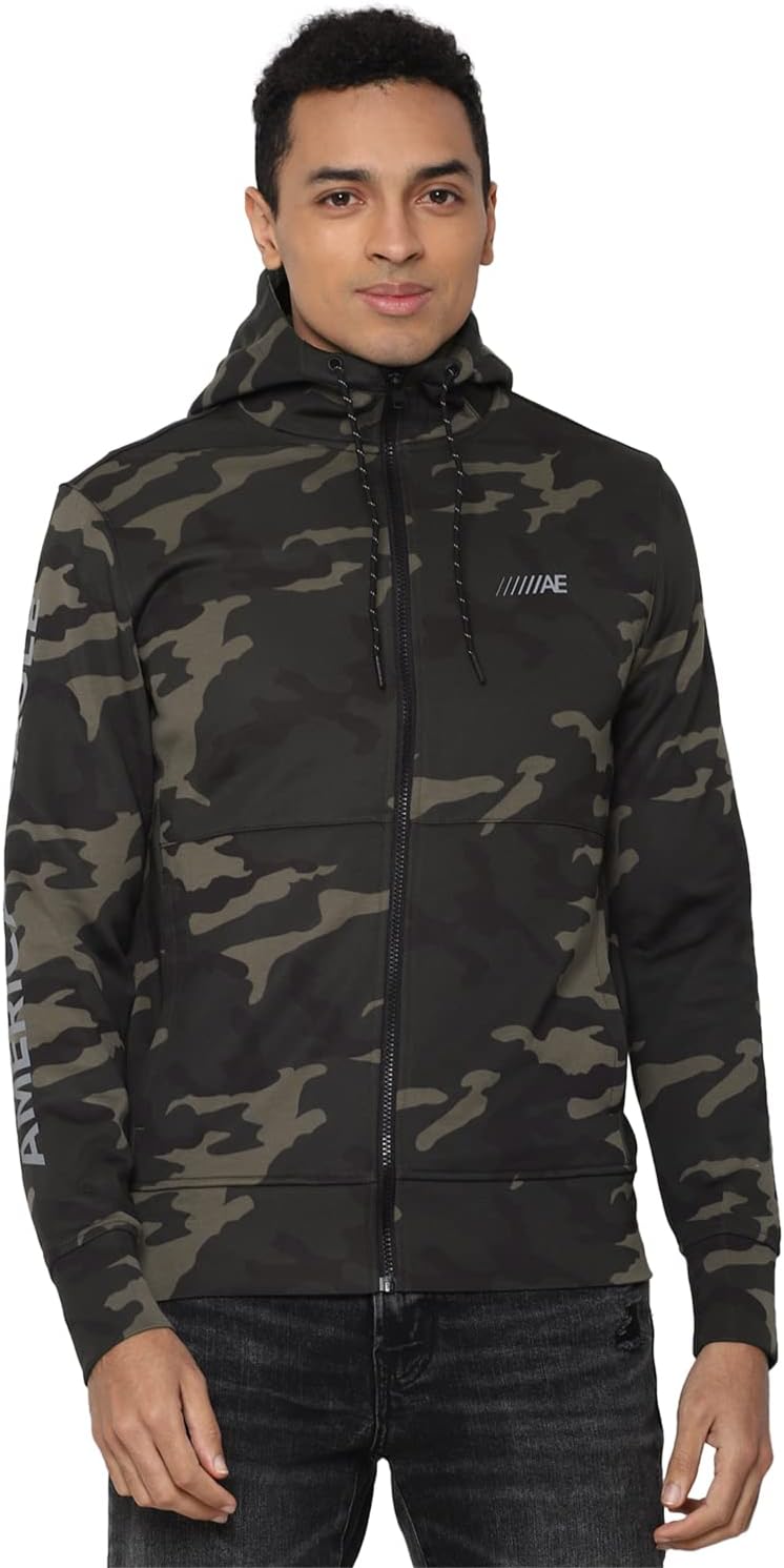 American Eagle Men Hooded Sweatshirt