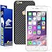 ArmorSuit MilitaryShield - Apple iPhone 6 Screen Protector (4.7") + Black Carbon Fiber Full Body Skin Protector / Front Anti-Bubble Ultra HD - Extreme Clarity & Touch Responsive Shield with Lifetime Free Replacements