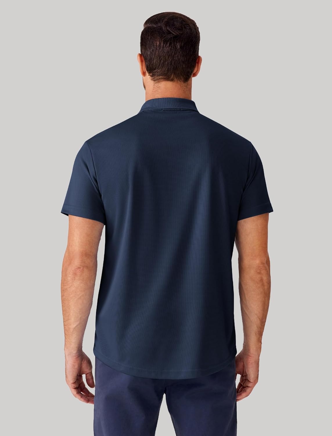 PINSPARK Polo Shirts for Men Short Sleeve Performance Quick Dry Golf T Shirt Moisture Wicking Casual Workout - Image 2