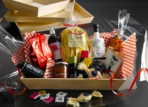 Miniatura 2 de PacknWood 210WOODTRAY4040H-‘‘NOAH4040H’’ Heavy Duty Wooden Tray -Biodegradable Wood Serving Trays,Bamboo Trays for Eating,Parties,Wedding,