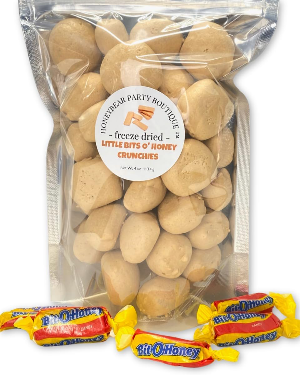 Freeze Dried Candy Bit O' Honey (4 OZ Bag) - Shipped in a Box