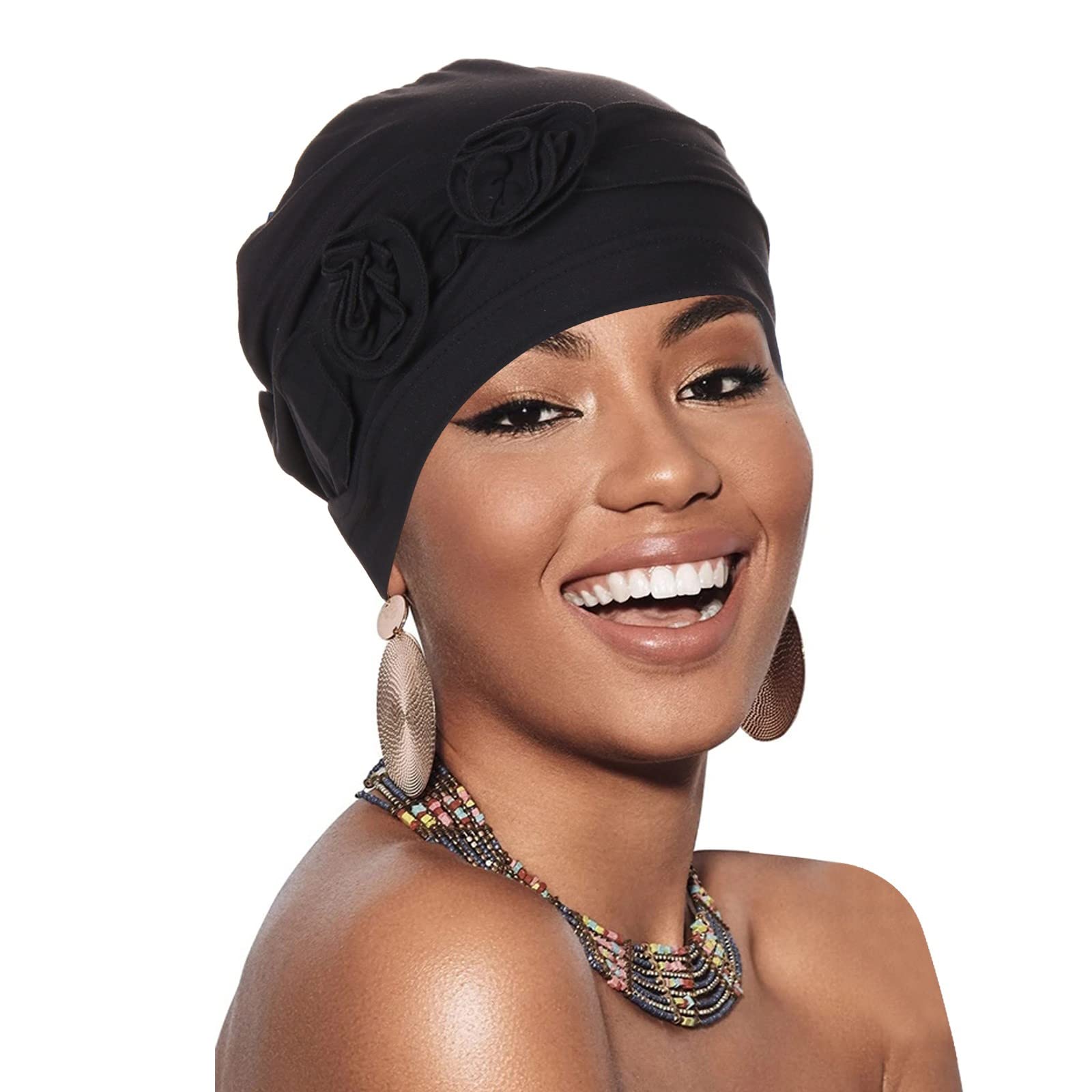 Whakano Turban Foulard Bonnet Chimio Pré-Noué Doux Pour Femme - Perte De Cheveux