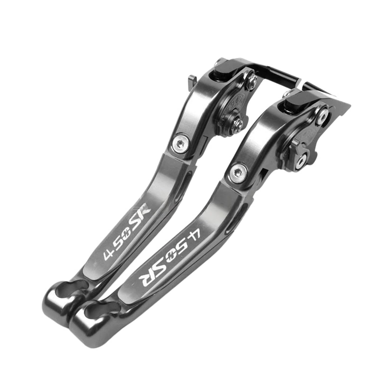 Wnftyske Grey A Motorcycle Brake Clutch Lever Pivot Levers Motorcycle Accessories Cnc Aluminum Folding Extendable Brake Clutch Lever For Cfmoto 450Sr 450 Sr 2022