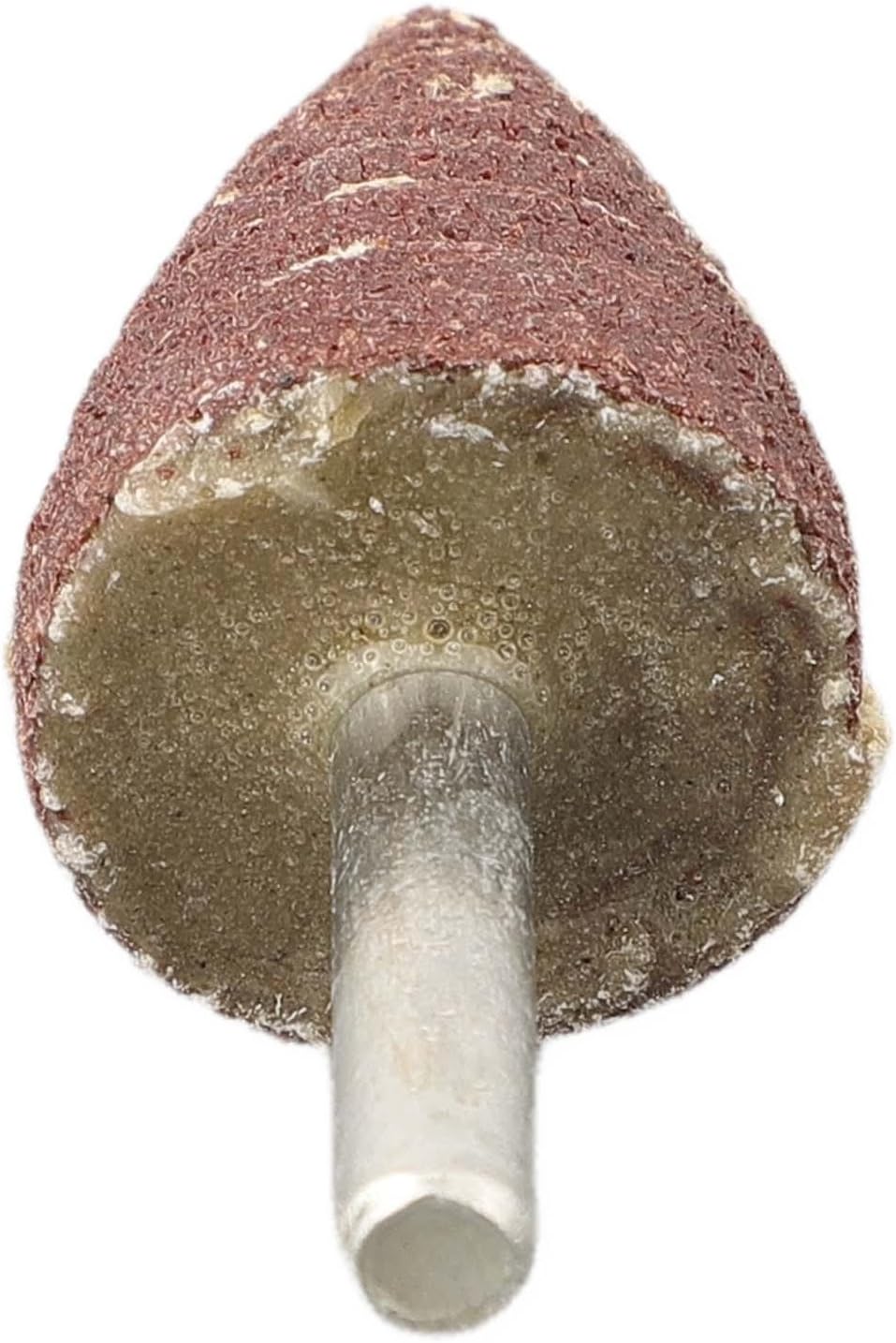 6mm Shank Tapered Cone Sanding Wheel, 80 Grit Resin-Bond Flap Wheel for Internal Angle Grinding, Wood & Metal Polishing — Compatible with Electric and(25mm)