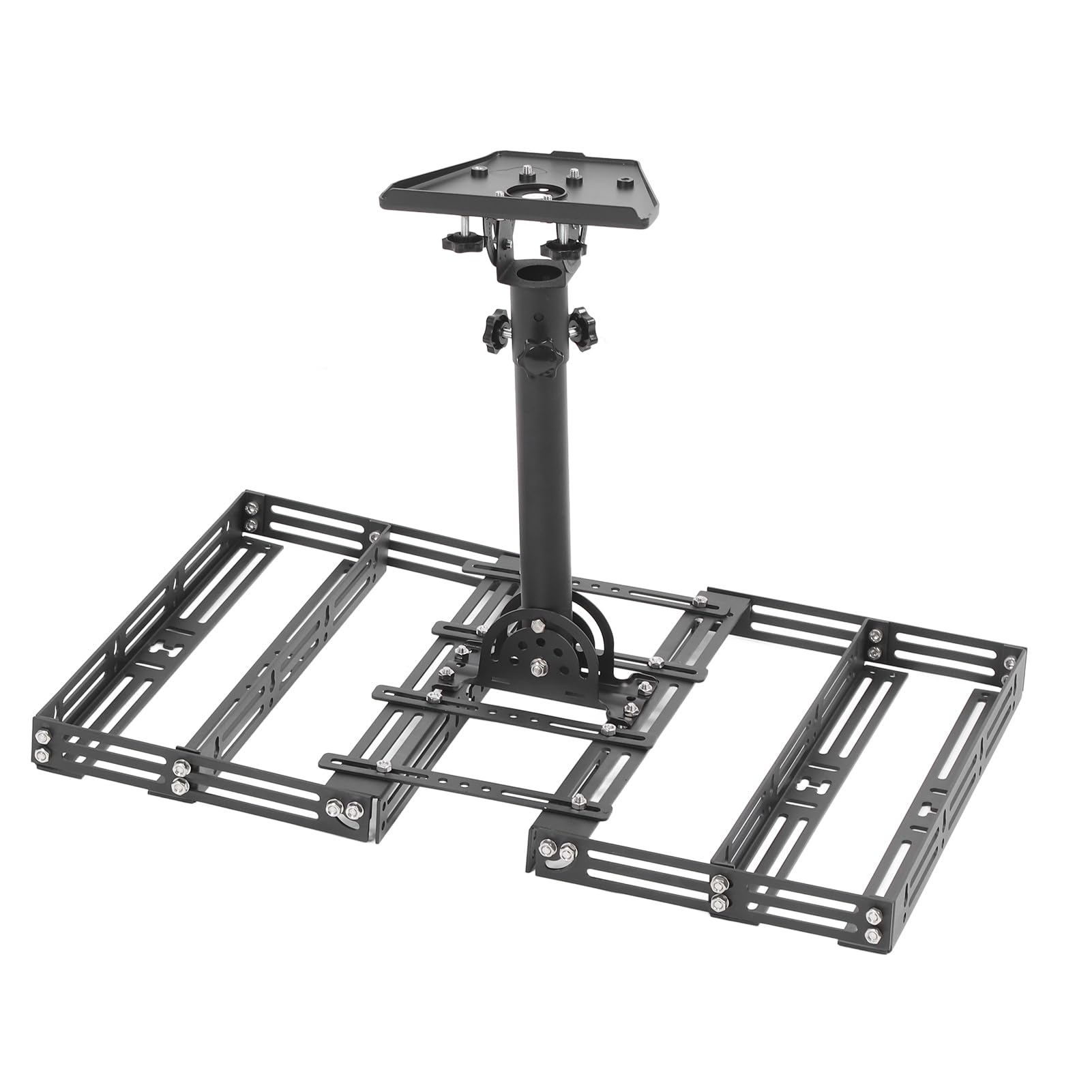 Kit di montaggio per colmo del tetto Angolo regolabile Installazione senza trapano Materiale PC in acciaio legato di alta qualità per di montaggio tetto del pannello solare di