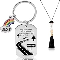 Vista 1 de BIHRTC Llavero de regalo para Navidad, mamá, día de San Valentín, de parte de hija e hijo