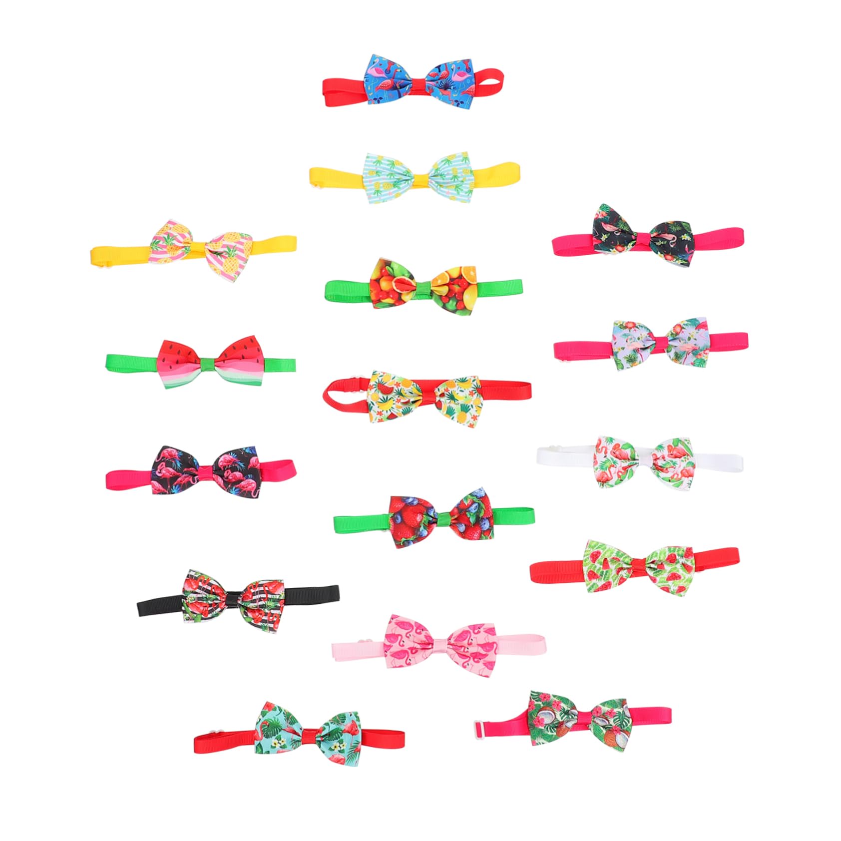 FRCOLOR 48stücke Teiliges Verstellbares Hundehalsband Mit Fliege Für Kleine Und Mittelgroße Hunde Stilvolles Accessoire Für Partys Hochzeiten Und Feste Atmungsaktiv Und Bequem