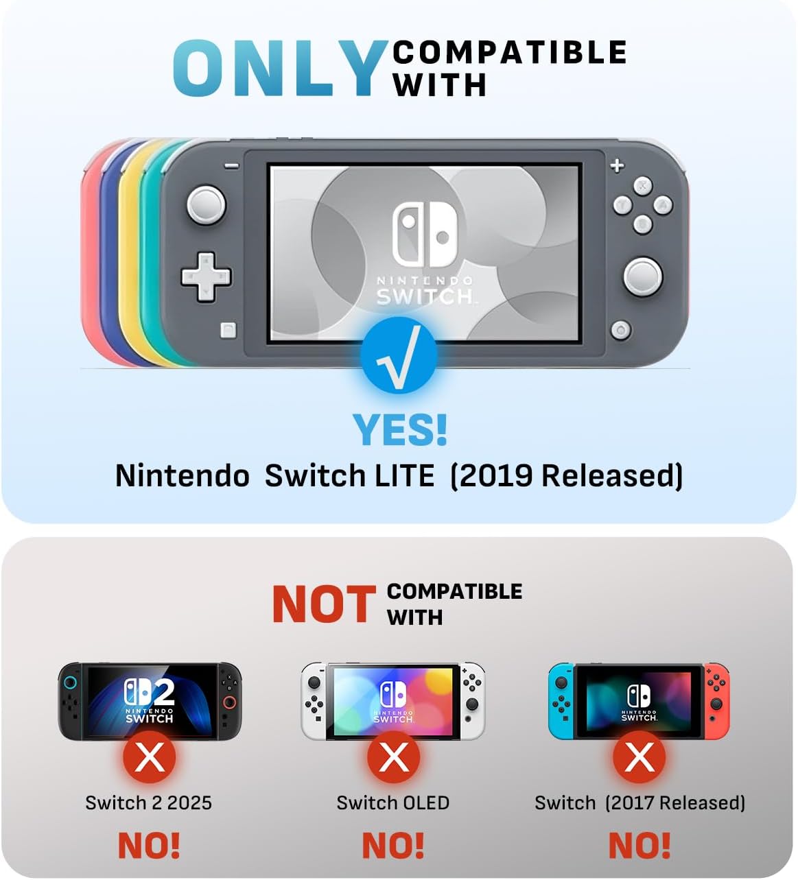 Mumba Grip Case for Nintendo Switch Lite, [Blade Series] TPU Protective Portable Cover Accessories Compatible with Switch Lite Console 2019 Release (Peacock)