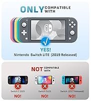 Vista 2 de Mumba Grip Case for Nintendo Switch Lite, [Blade Series] TPU Protective Portable Cover Accessories Compatible with Switch Lite Console 2019 Release