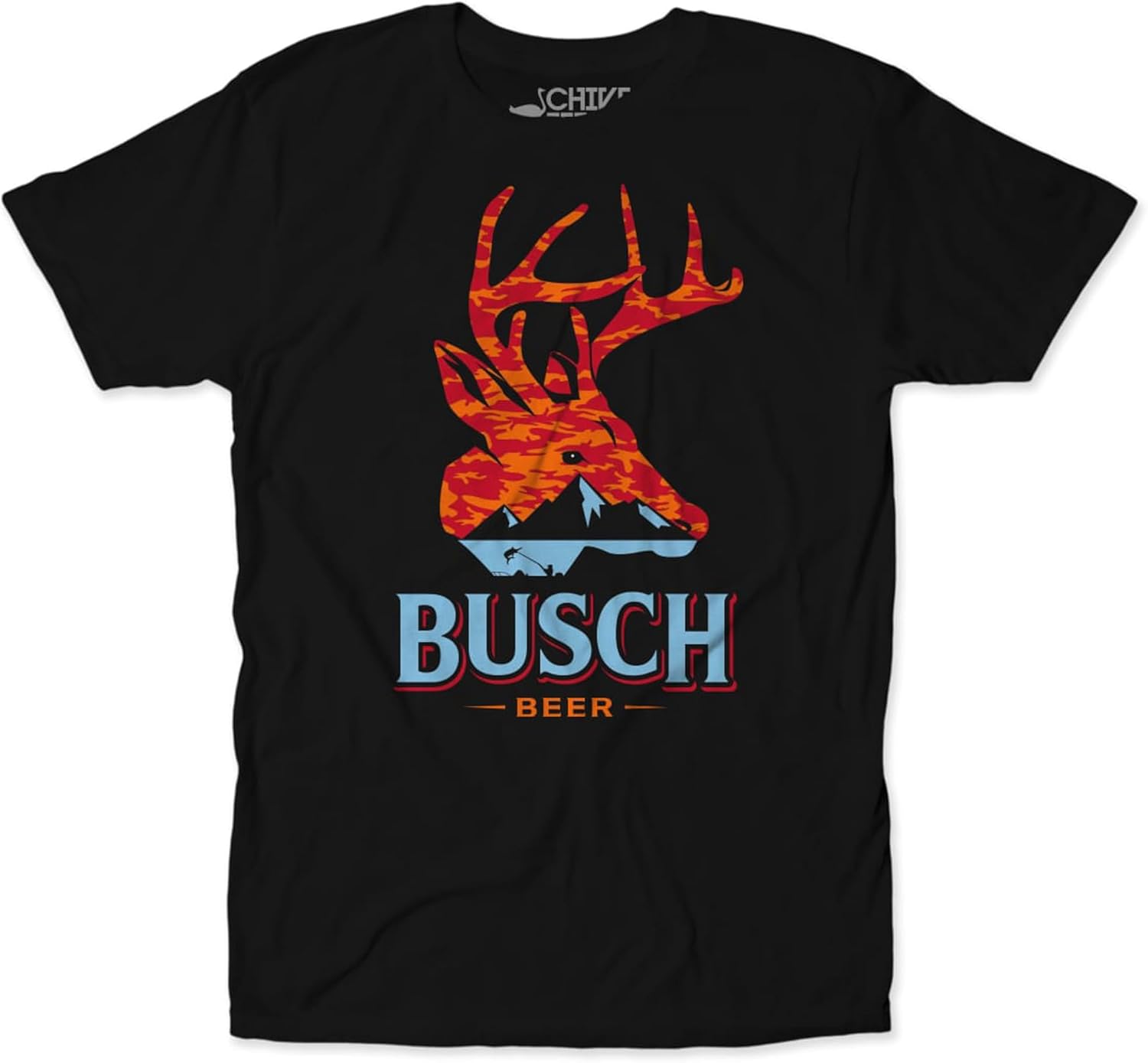 theCHIVE Busch Beer Camo Deer Hunting T-Shirt