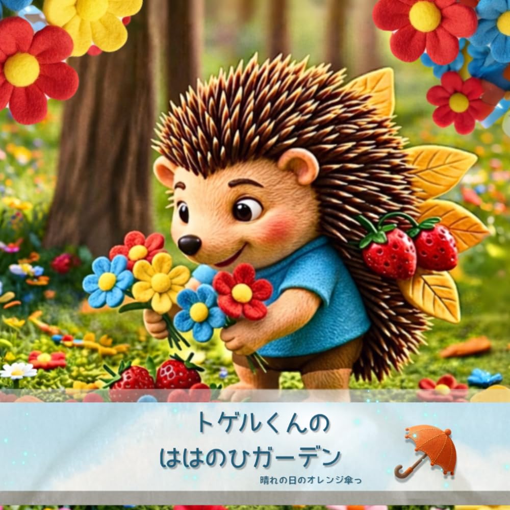 【AI絵本】【Storybook】　トゲルくんのははのひガーデン（1歳2歳3歳4歳5歳6歳向け）子供向け　寝かしつけ絵本　やさしさ: 読み聞かせ絵本