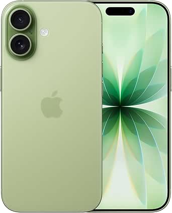Apple iPhone 17 256GB (SIMフリー)：ProMotionを採用した6.3インチディスプレイ、A19チップ、グループセルフィーを一段とスマートに撮れるセンターフレームフロントカメラ、向上した耐擦傷性能、一日中使えるバッテリー；セージ