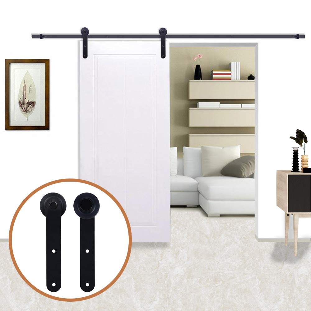 Buy LWZH 10FT (305cm) Wooden Sliding Hardware for Antique Iron Rail