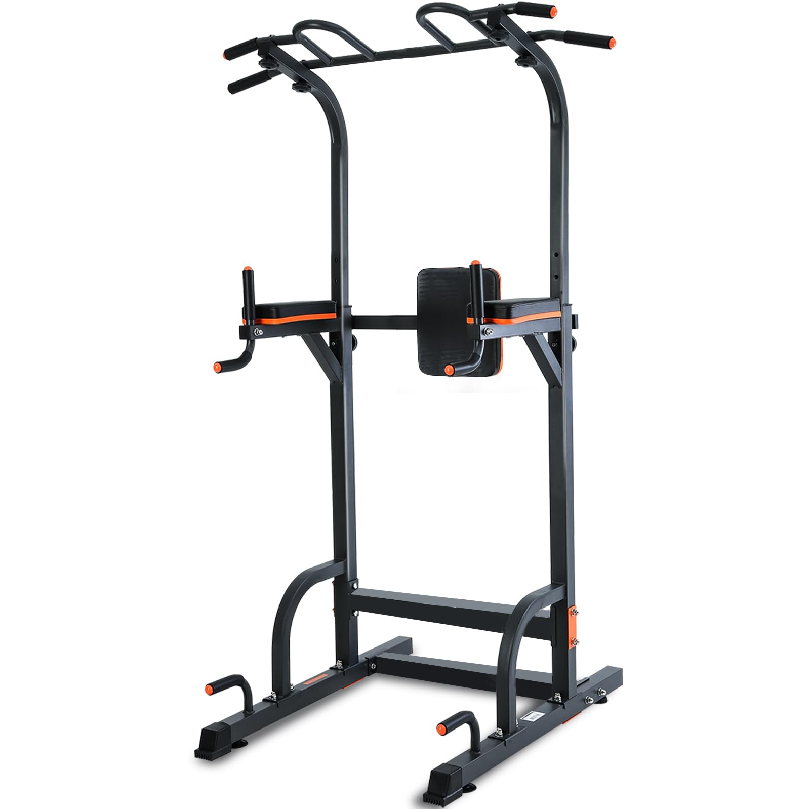 ISE Power Tower Barre de Traction Chaise Romaine Hauteur Réglables Multifonction Dips Abdominaux Station de Musculation Entraînement à Domicile, Accoudoirs, Fitness, Chaise Romaine Musculation