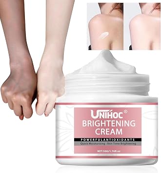 Face and Body Whitening Cream, Underarm Whitening Cream, Body Moisturiser, Dark Skin Whitening, Removes Melanin, Skin Whitening Brightening Cream for Women's Intimate Areas, For Daily Use, 50g