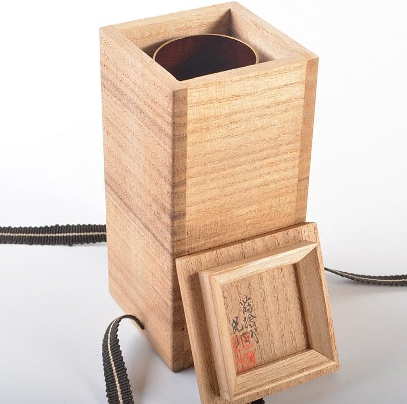 茶道具 蒔絵師 光邨作 高台寺蒔絵 茶筅筒 共箱 V R6586 【公式通販】