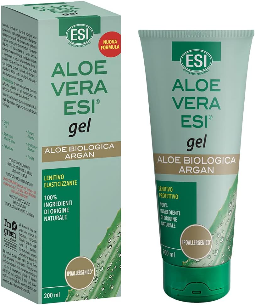 Aloe Vera Gel With Argon Oil | For Hydrating And Nourishing | Suitable For All Skin Types | Non-Greasy & Quick Absorbs Formula | 200Ml