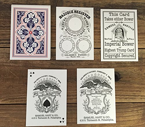 Cartas para jugar Póker edición original de 1864 miniatura 4