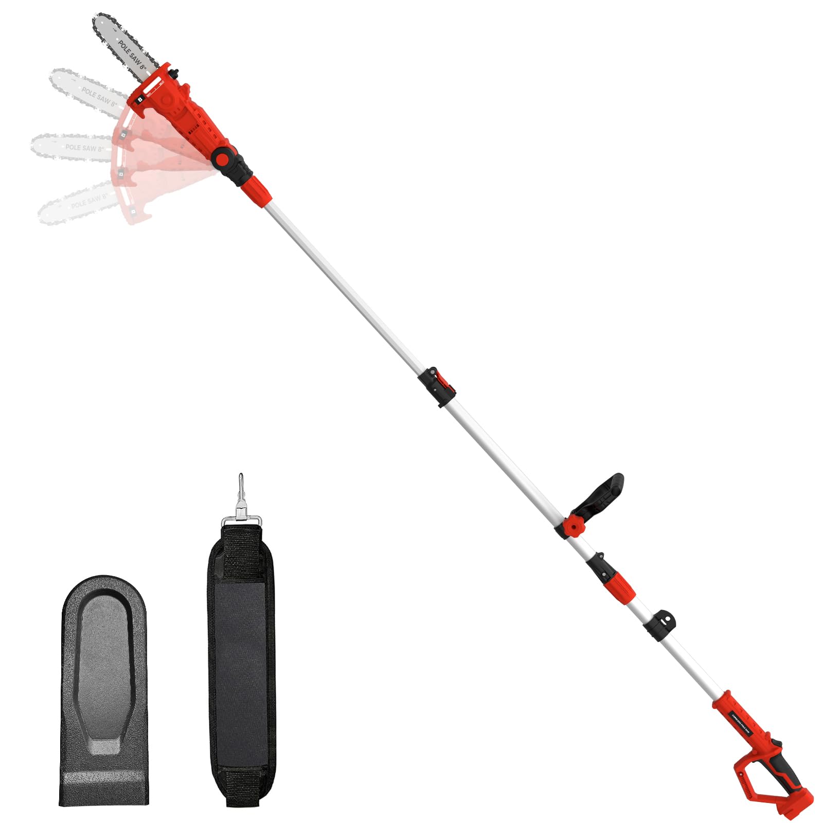 Cordless Pole Saw Compatible with Milwaukee M18 Battery (Tool Only)